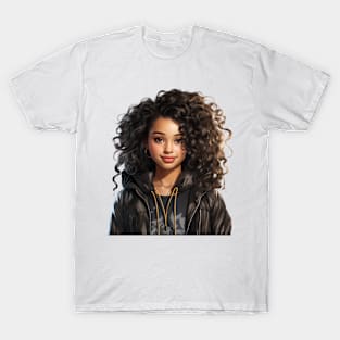 AFRICAN AMERICAN GIRLS SMILING HAPPY T-Shirt